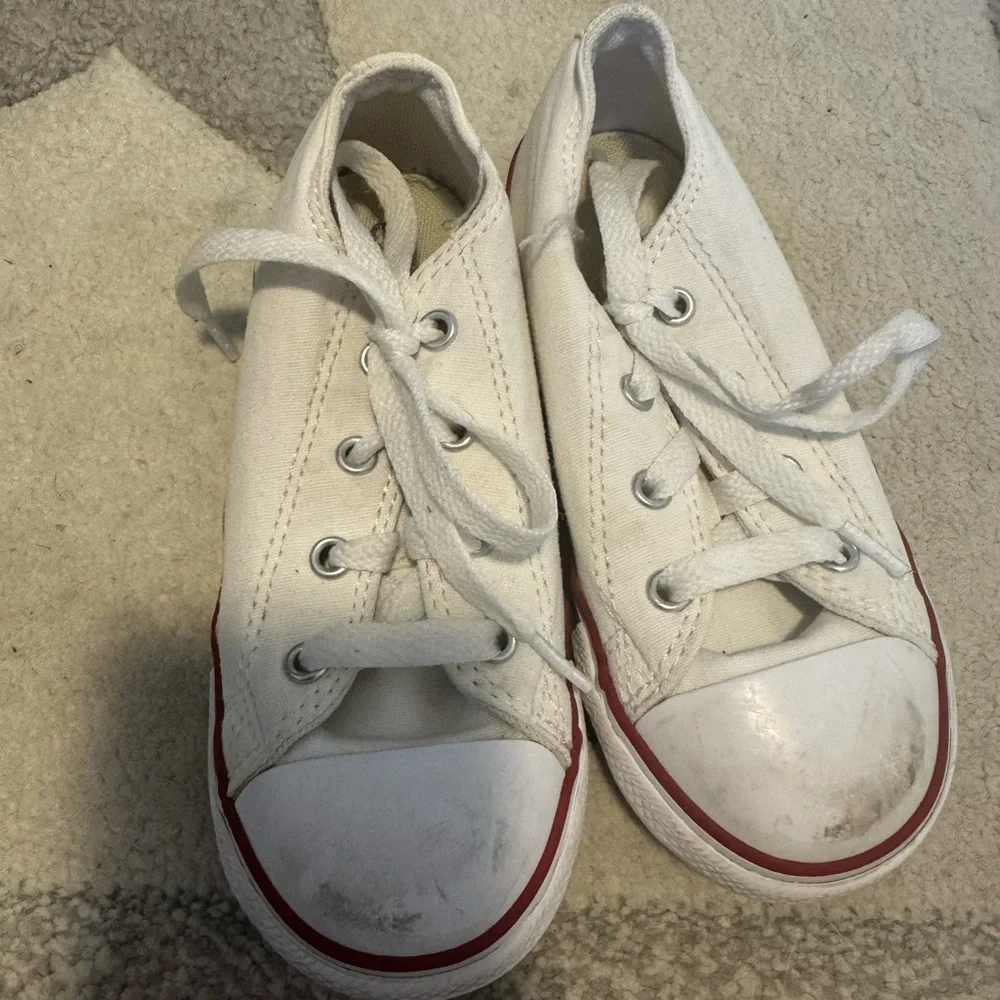 Converse Kids White Sneakers